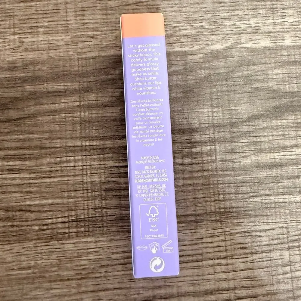 Florence by Mills Get Glossed Lip Gloss Marvelous Mills 4ml New in Box